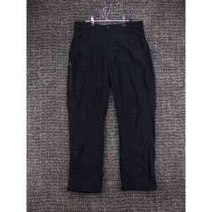 Eddie Bauer Pants Mens 32x30 Black Fleece Lined Tech Side Cargo Pocket Gorpcore